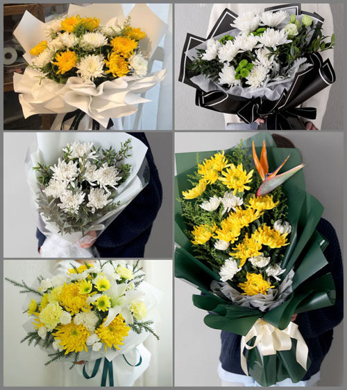 湖北武汉市蔡甸区玉贤镇玉笋村白事花束代送